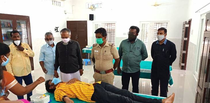 சூழவாய்க்காலில் கொரோனா பேரிடர் கால ரத்ததான முகாம்