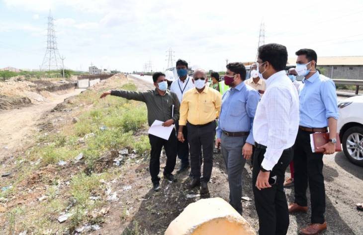 தூத்துக்குடி ஸ்மார்ட் சிட்டி திட்ட பணிகள் : கண்காணிப்பு அலுவலர் பிரகாஷ் நேரில் ஆய்வு!

