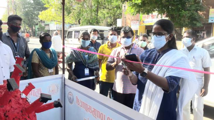 தூத்துக்குடி மாநகராட்சி சார்பில் கொரோனா விழிப்புணர்வு நிகழ்வு : ஆணையர் சாருஸ்ரீ துவக்கி வைத்தார்!