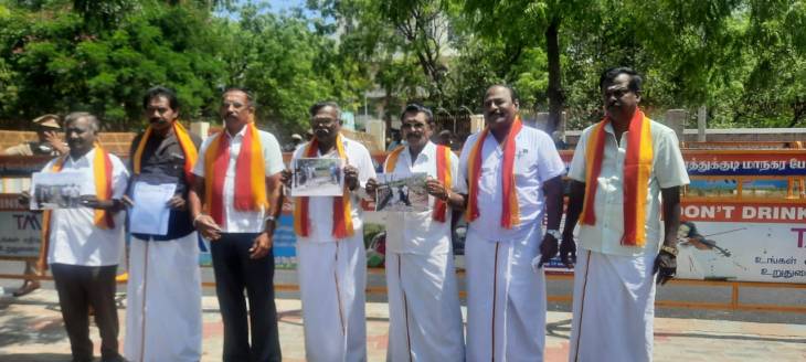 சிவத்தையாபுரத்தில் கழிவுநீர் சுத்திகரிப்பு நிலையம் - சமத்துவ மக்கள் கழகம் ஆட்சியரிடம் மனு

