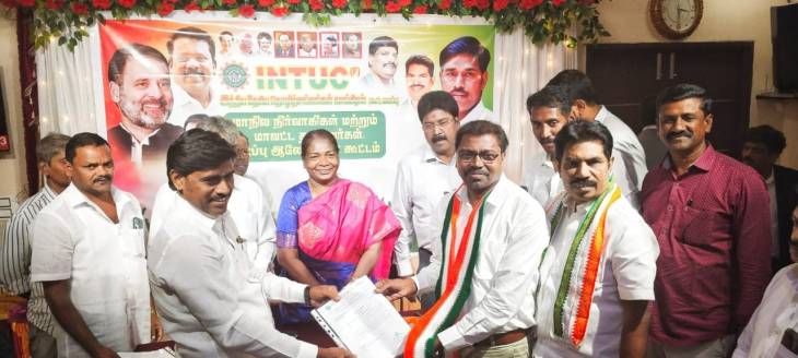 ஐஎன்டியூசி மாநில பொதுச் செயலாளராக பொத்தகாலன்விளை   லூர்து மணி நியமணம்!