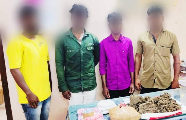 தூத்துக்குடி காவல்துறையின் கஞ்சா தடுப்பு வேட்டையில் சிக்கிய 4 பேர் கைது!

