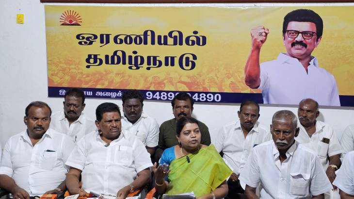 தூத்துக்குடியில் ஒன்றாக இணைந்து செய்தியாளர்களை சந்தித்த அமைச்சர்கள் கீதா ஜீவன், அனிதா ராதாகிருஷ்ணன்!