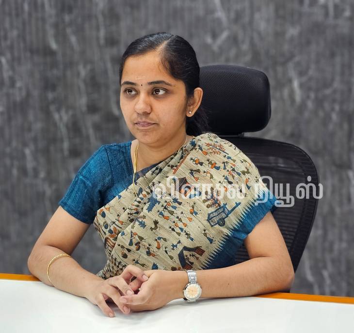 தூத்துக்குடி மாநகராட்சி புதிய ஆணையர் எஸ்.பிரியங்கா!

