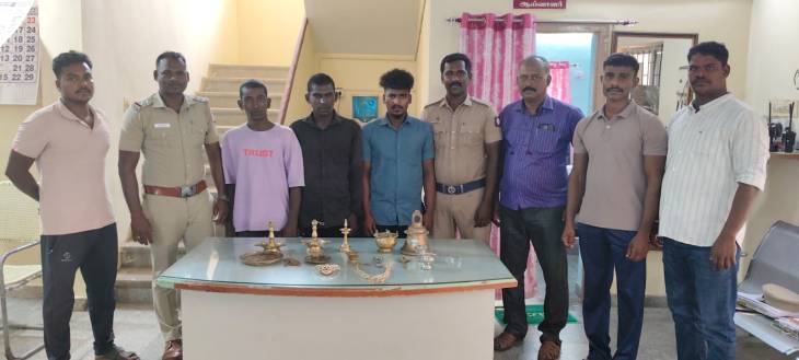 கடவுளுக்கே விபூதியா... தூத்துக்குடியில் 3 பேரை தட்டி தூக்கிய தாளமுத்துநகர் போலீஸ்!